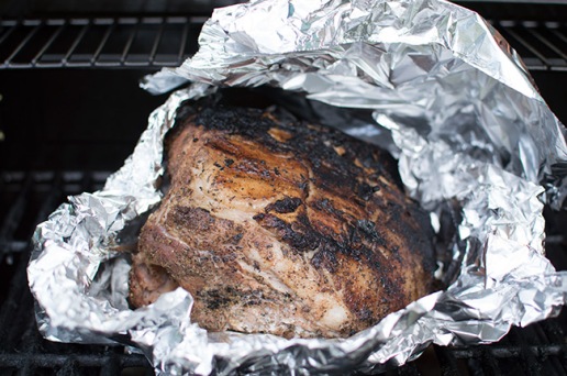 5 minutes after grilling, fat side down, move to foil and wrap